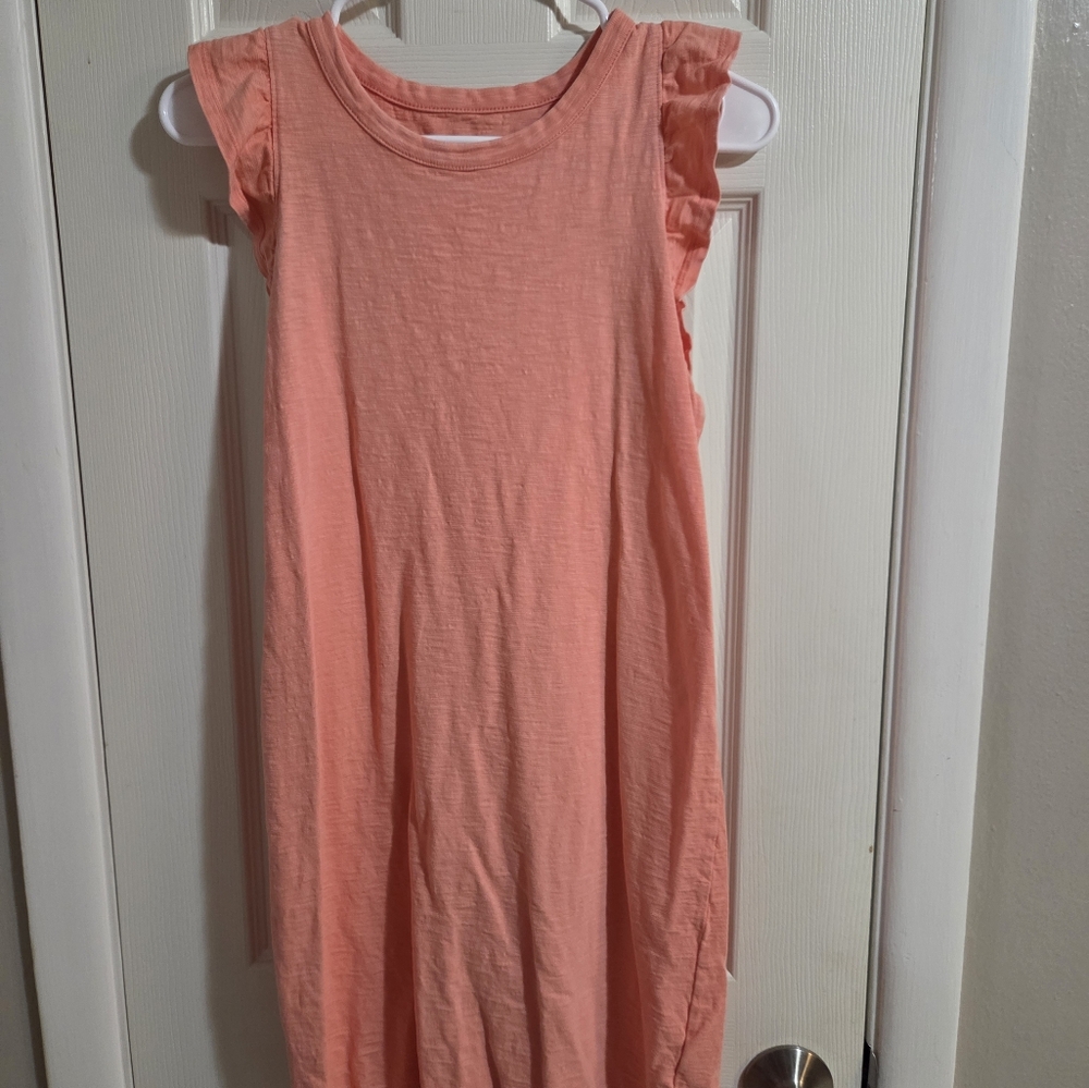 Universal Thread Coral Ruffle Sleeve Dress